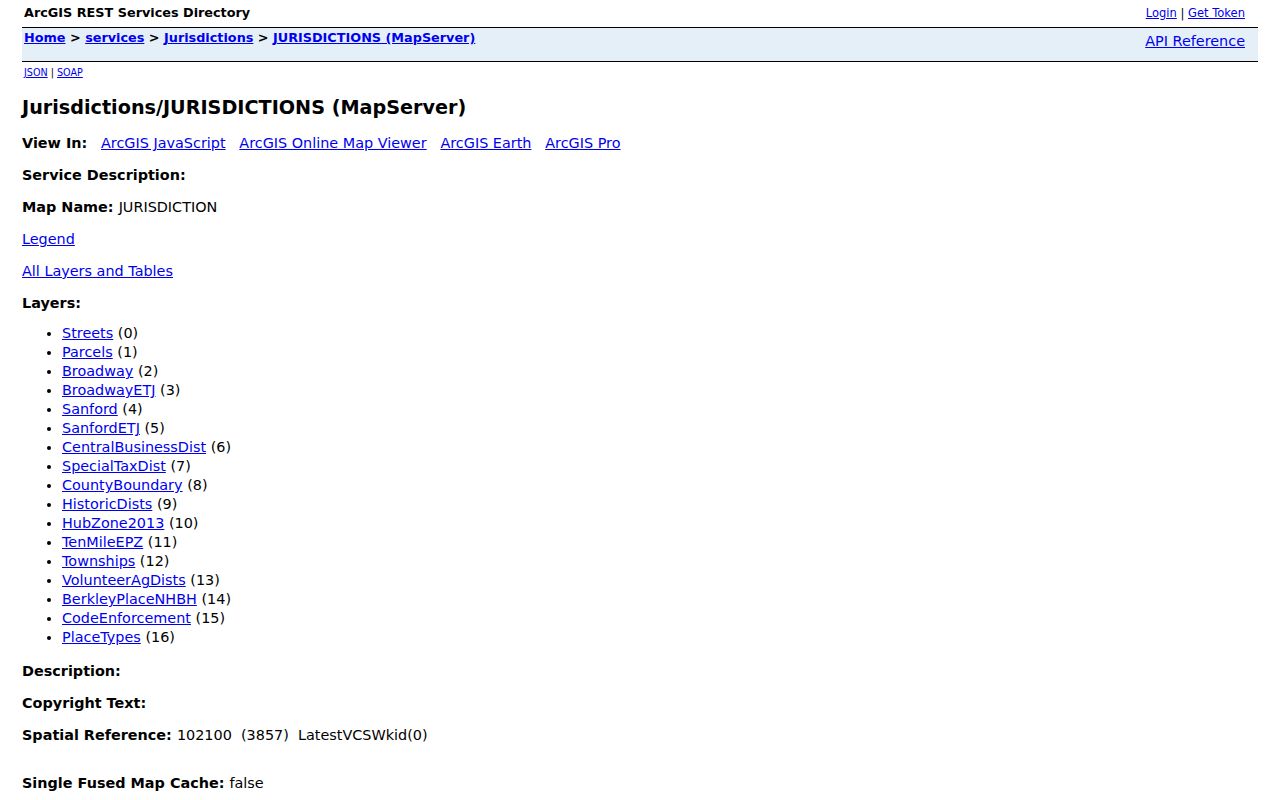 Sanford people search Lee County GIS jurisdiction layers