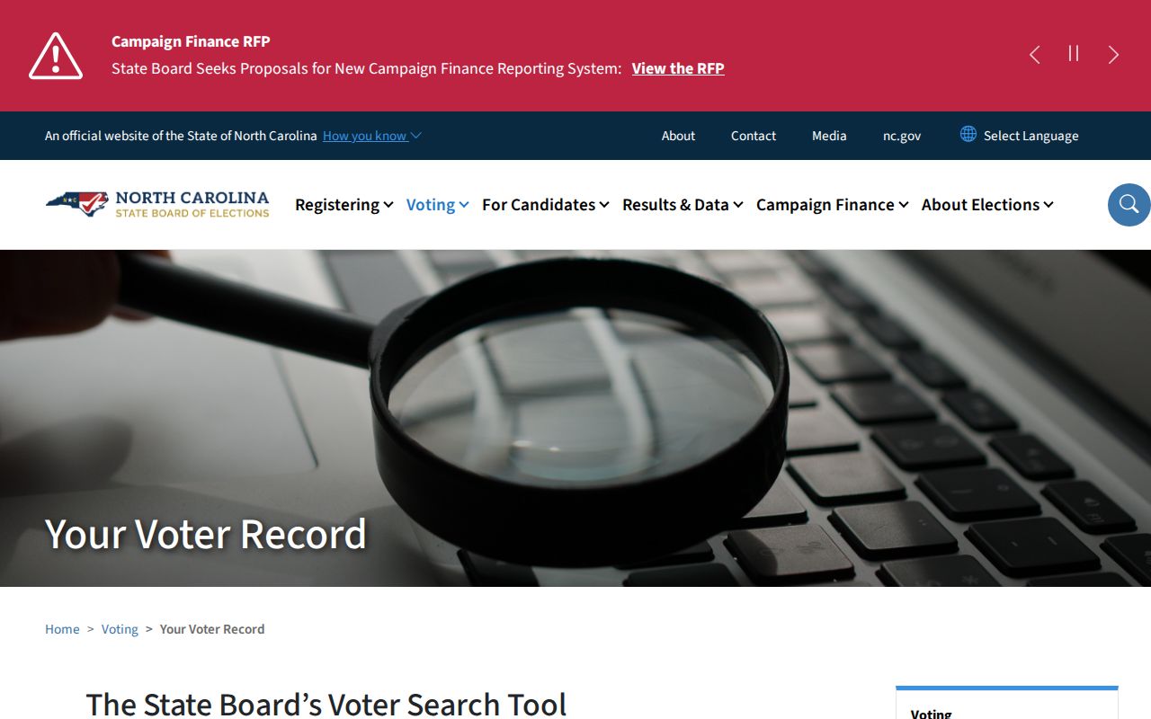 Sanford voter records field guide